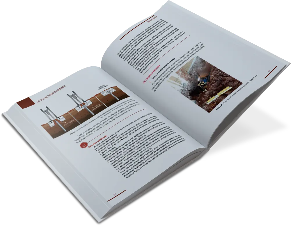 Página técnica do livro Fundações na Prática